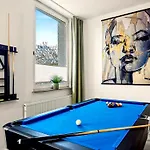 Apartamento Shiny Loft Für Bis Zu14, Sauna, Billardtisch, 3 Badezimmer